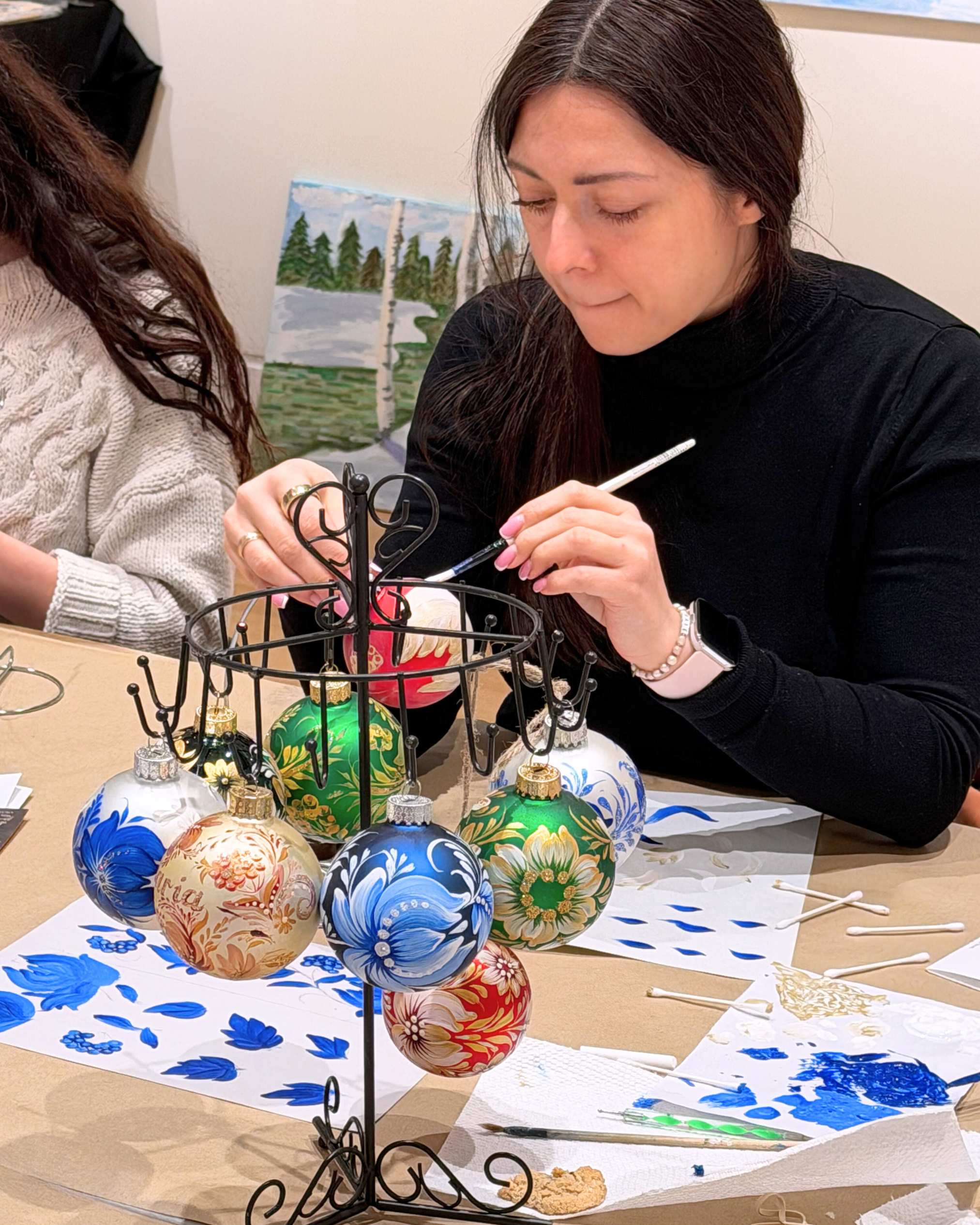 Petrykivka Christmas Ornament Workshop, Thursday, December 11, 2025